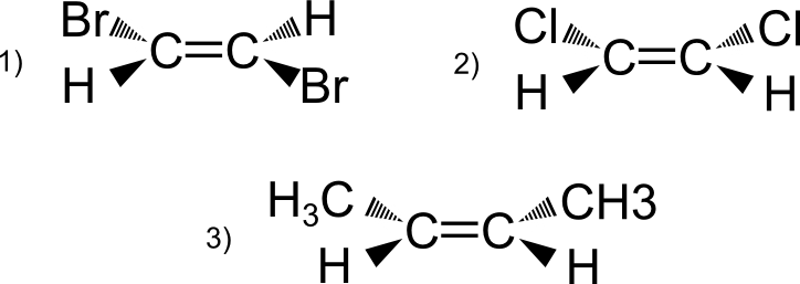 3 Esercizi sull'isomeria cis-trans