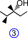 (r) 2,3-dimetil-3-pentanolo