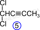 Esercizio con 1,1-dicloro-2-butino