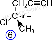 Nome Iupac (R)-4-cloro-1-pentino